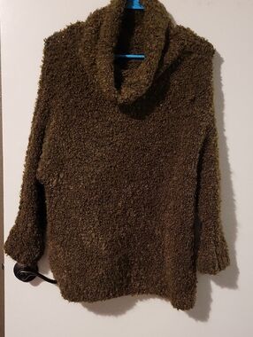 Forever 21 Olive Green Cowl Neck Sweater